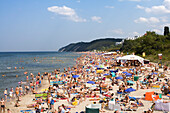 Strand von Midroy, Gora Goran Klippen, Wollin, Ost Usedom, Ostsee, Polen