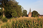 Mönchow, Church, Usedom, Baltic Sea, Mecklenburg-Western Pomerania, Germany