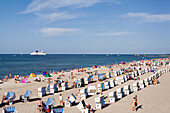 Beach, Rostock-Warnemünde, Baltic Sea, Mecklenburg-Western Pomerania, Germany