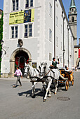 Fiaker, horse coach, Salzburg, Austria