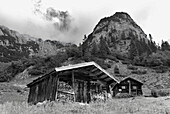 alpine hut of Kaiser Hochalm, Wilder Kaiser, Kaiser range, Tyrol, Austria