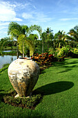Hotel resort garden in  Khao Lak, Thailand, Asia