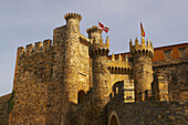 Templerburg, Castillo de los Templarios, Ponferrada, Kastilien-León, Spanien