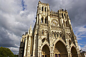 Aussenansicht von Amiens Kathedrale, Amiens, Departement Somme, Frankreich, Europa