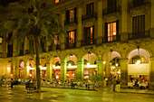 Arkade, Placa Reial, Platz, Barri Gotic, Gotisches Viertel, Barcelona, Katalonien, Spanien