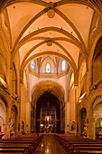 Santa Maria del Pi, gotische Kirche, Barri Gotic, Gotisches Viertel, Ciutat Vella, Barcelona, Katalonien, Spanien
