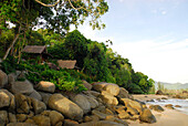 Bungalows along the beach, Poseidon, south of Khao Lak, Phang Nga, Thailand