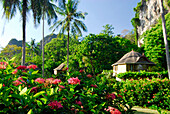 Bungalow in the tropical garden of Hotel Rayavadee, Hat Phra Nang, Krabi, Thailand