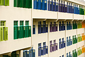 Hausfassade, Hill Street Building, Singapore