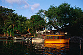 Puerto Asese harbour, Las Isletas, archipelago near Granada, Lake Nicaragua, Nicaragua, Central America