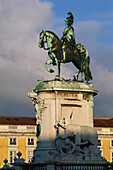 Reiterstandbild König D. Jose I, Praca do Comercio, Baixa, Lissabon, Portugal
