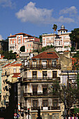 Blick von der Praca da Alegria, Lissabon, Portugal