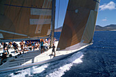 Segeltörn mit Regattajacht Maxi, Morro Jable, Fuerteventura, Kanaren, Spanien