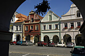Marktplatz in Domazlice, Tschechien