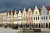 Marktplatz, Telc, Tschechien