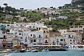 Marina Grande and Colorful Houses, Isola d'Capri Island, Capri, Campania, Italy
