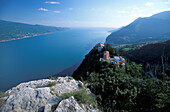 Pilgrimage church Madonna di Monte Castello, Tignale, Lake Garda, Lombardy, Italy