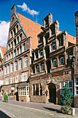 Gabled house of the Oldtown, Luneburg, Lower Saxony, Germany