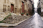 City Street. Corleone. Sicily. Italy.