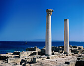 Ruins of the Punic city of Tharros. Sardinia. Italy