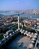 Suleimaniye Mosque and the Golden Horn. Istanbul. Turkey