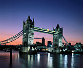 Tower Bridge. Thames River. London. England