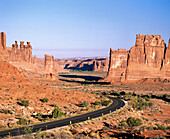 Courthouse Towers. Arches NP. Utah. USA