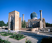 Gur-I Amir (Mausoleum of Amir Temur and Temurids). Samarkand. Uzbekistan