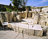 Neolithic temple ruins. Tarxien. Malta