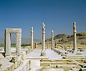 Apadana (columned hall). Persepolis. Iran
