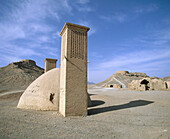 Cistern with ventilation towers. Yazd. Iran