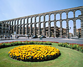 Roman aqueduct. Segovia. Spain