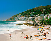 Clifton Beach in Cape Town. South Africa