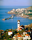 Funchal city in Medeira Island. Portugal