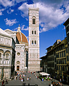 Santa Maria del Fiore, cathedral tower. Florence. Italy