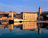 View of Trogor city in Dalmatia. Croatia