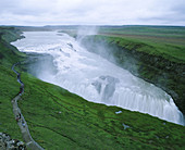 Gullfoss Waterfall. Iceland