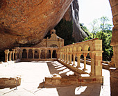 San Juan de la Peña monastery. Road to Santiago, Huesca province, Spain