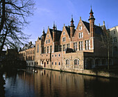Burg district, Brugge. Belgium