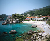 Parga town, Epirus. Ionian Sea, Greece