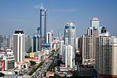 Shennan Zhong Lu avenue, Shenzhen. Guangdong province, China