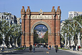 Triumphal Arch, Barcelona. Catalonia, Spain