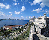 El Morro fortress, Havana in background, Cuba