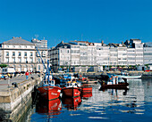 Fishing port, La Coruña. Galicia, Spain
