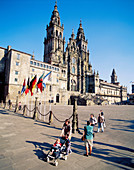 Plaza del Obradoiro. Santiago de Compostela (Coruña). Galicia. Spain.