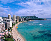 Waikiki beach. Hawaii. USA