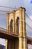 Brooklyn Bridge. New York City. March 2006. USA.