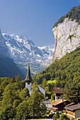 Lauterbrunnen valley. Near Iterlaken City. Switzerland.