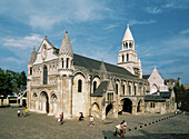 Notre Dame la Grande Church. Poitiers. France