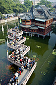 Yu Yuan Gardens and Bazar. Shanghai City. 2006. China